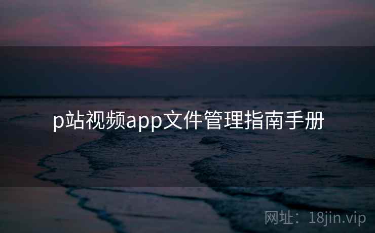 p站视频app文件管理指南手册